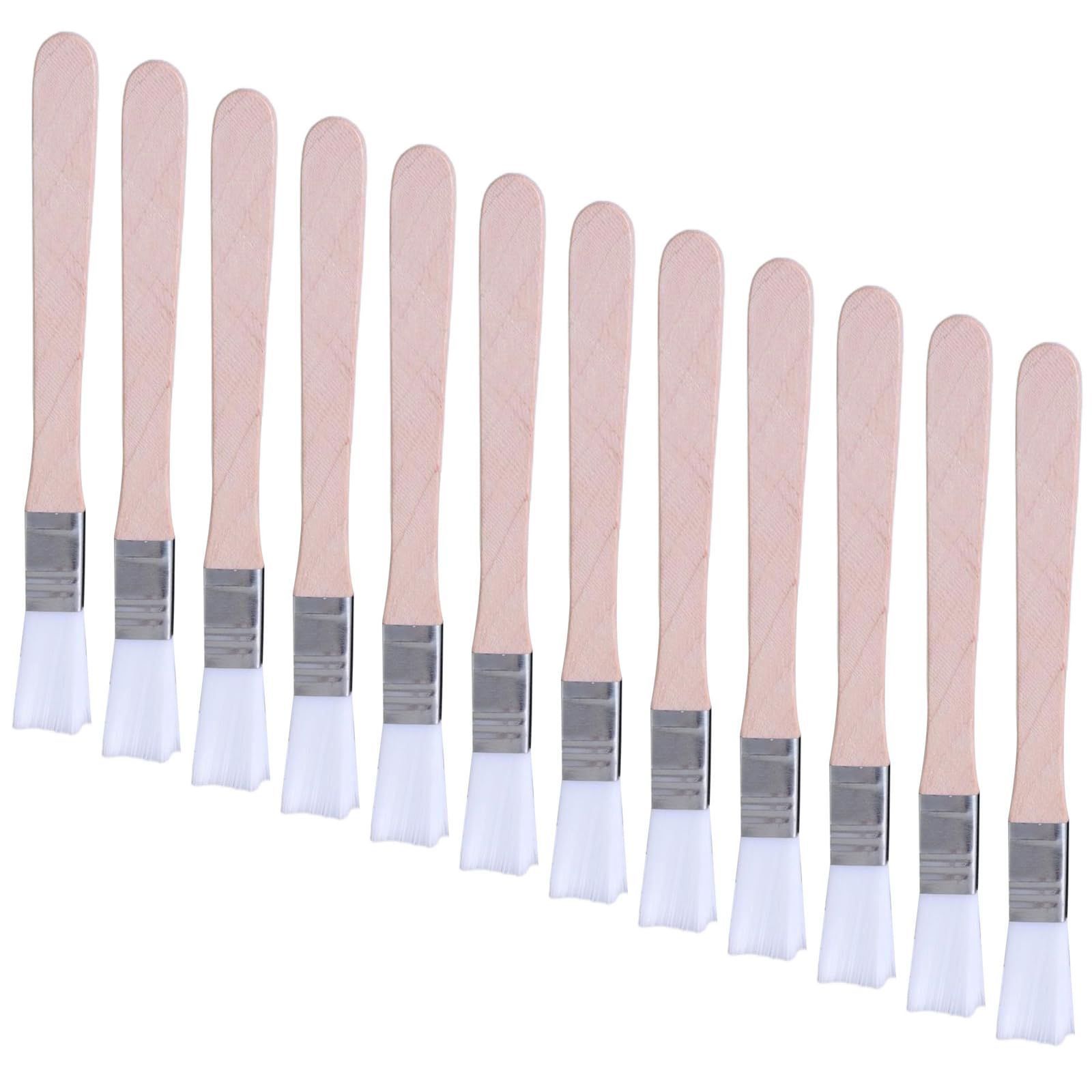 12Pcs Artist Paint Brushes with Soft Nylon Bristles and Wood Handle for Acrylic Oil and Watercolor Painting Brushes Tool Art