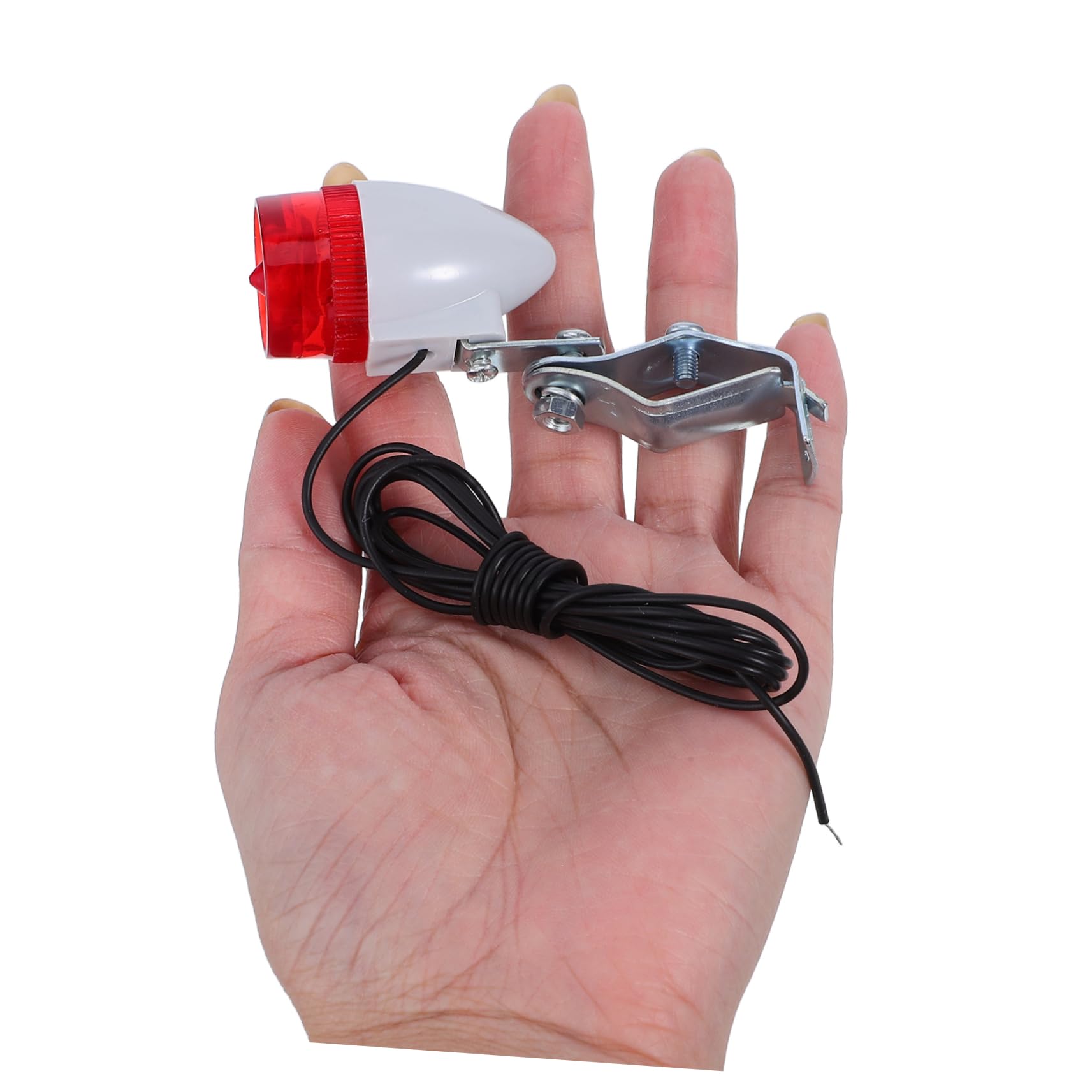 ibasenice Kit Éclairage sans Piles avec Lampe Puissante et Feu Arrière Sécurisé Accessoires avec Moteur à Friction et Support Compatible VTT Vélos