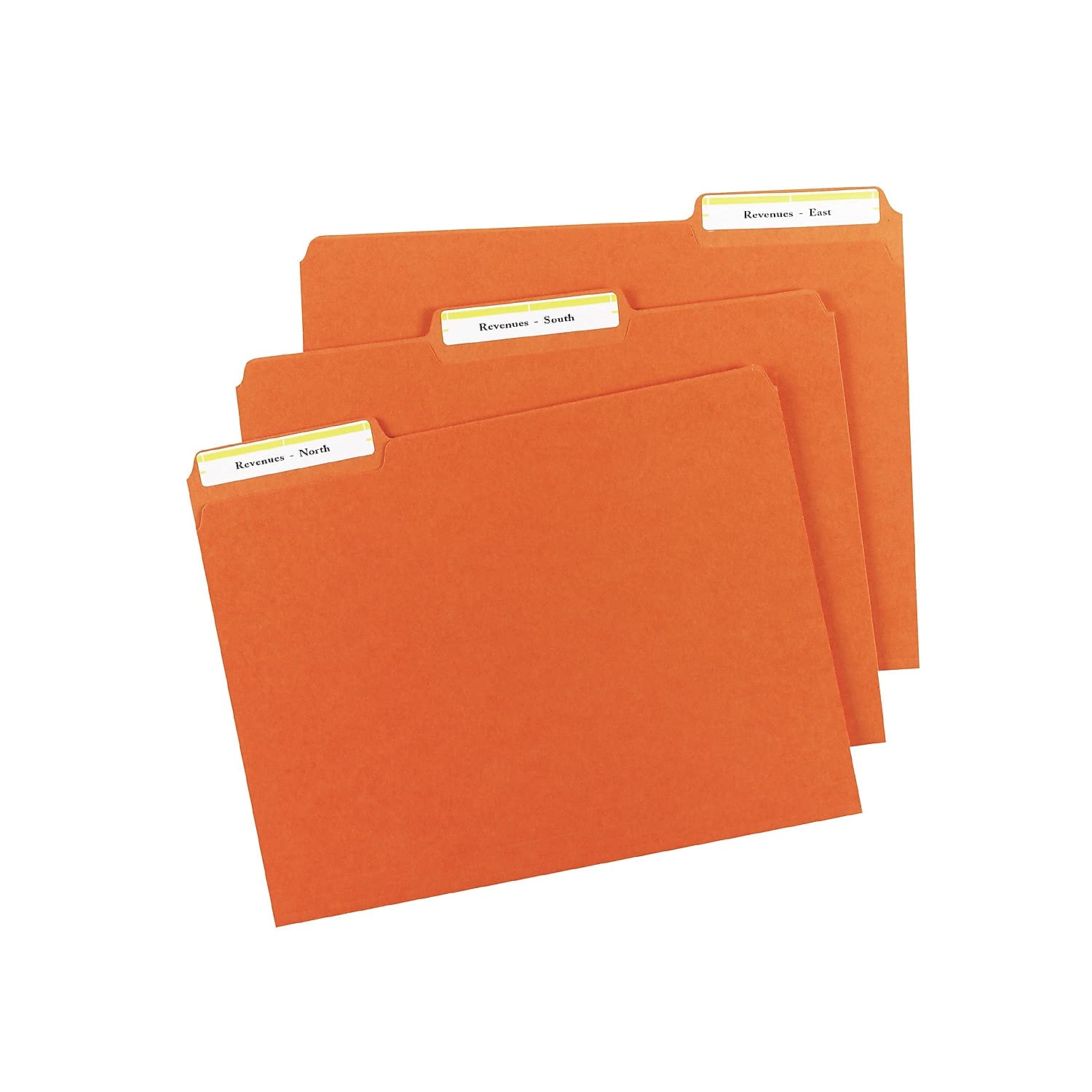 Avery 5966 Permanent Filing Labels, 1/3 Cut, 1500/BX, Yellow
