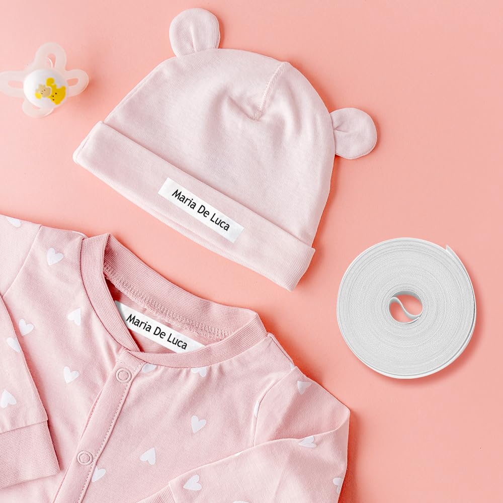 Toppe patch con nome ricamato per bambini scuola asilo bagno grembiule vestiti