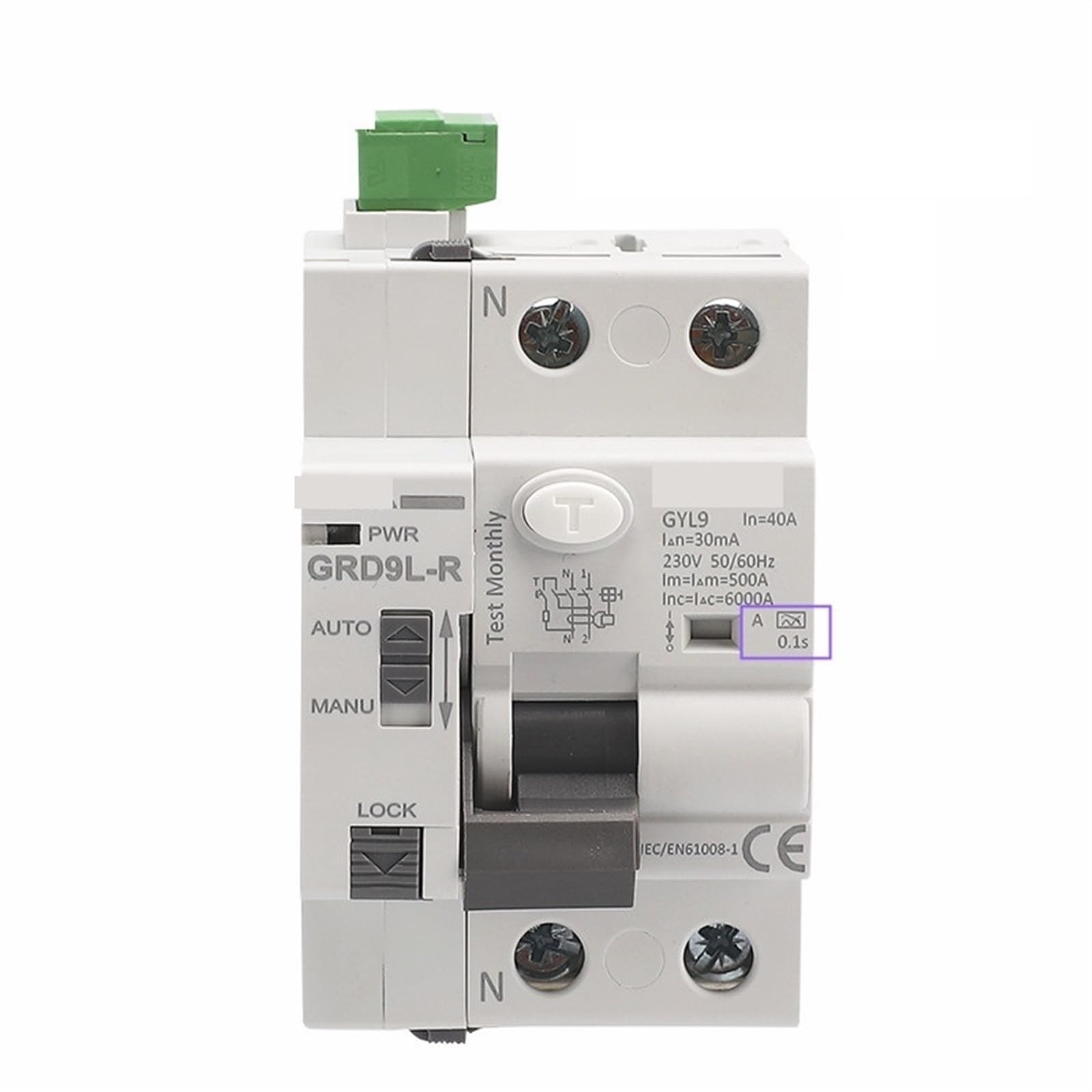 Disjoncteur réenclenchement automatique Type A 63A protège vos circuits sans coupure