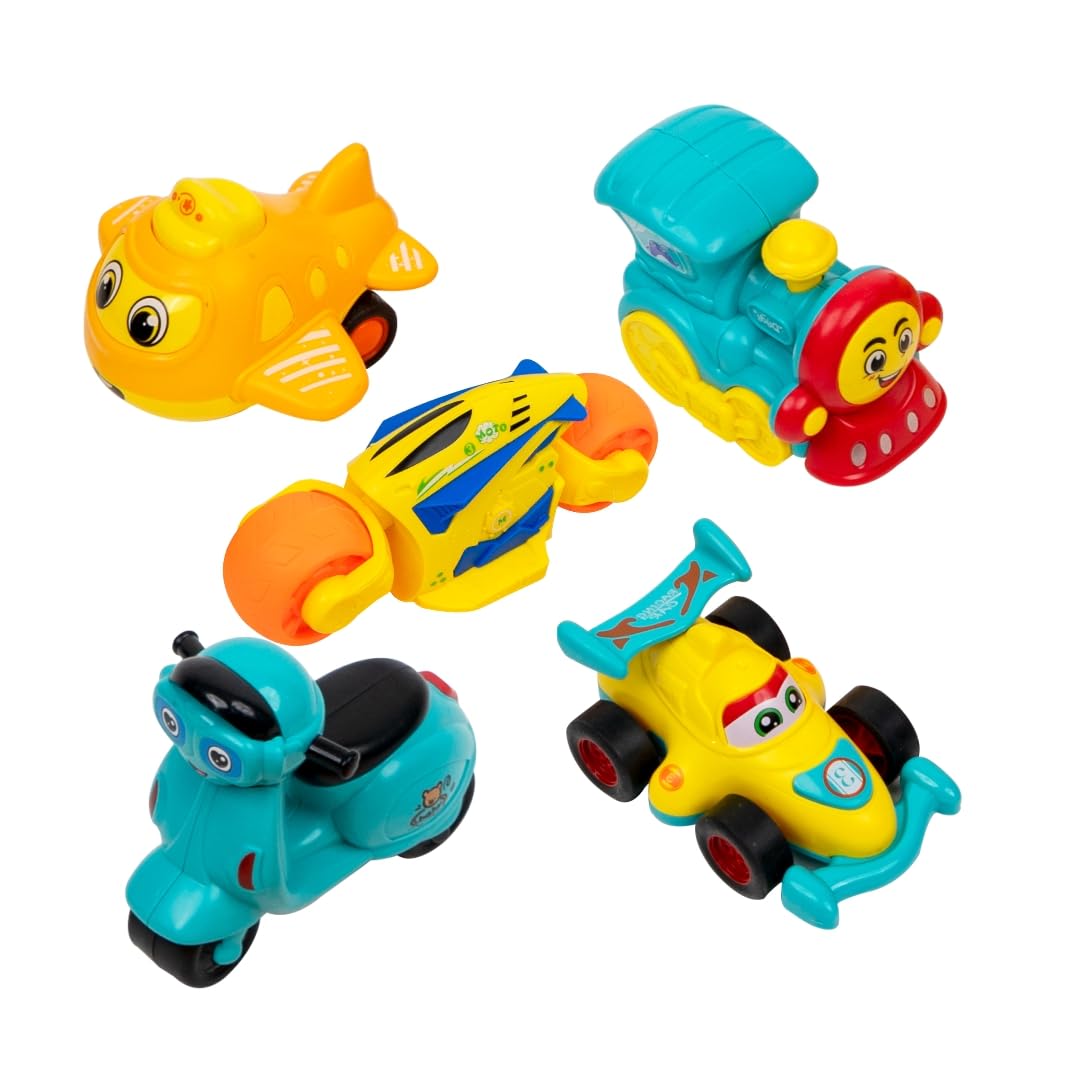 Techno Buzz Deal Unbreakable Vehicles| Push and Go Crawling Toy for Kids & Children, Power Friction Cars for 3+ Years Old Boys|Girls (Set of 5) (B0CBPPYK1X) Amazon Price History, Amazon Price Tracker
