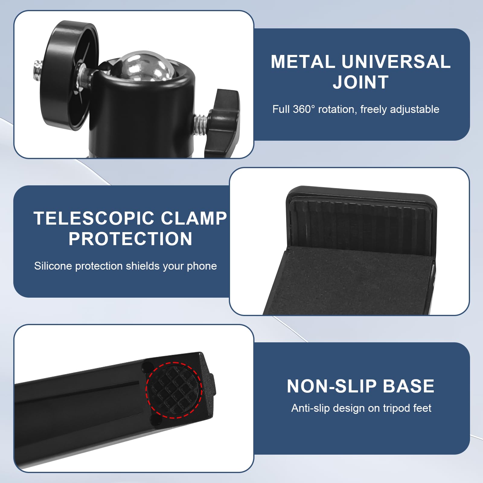 Support pour Smartphone et Pied Videoprojecteur 2 Pièces