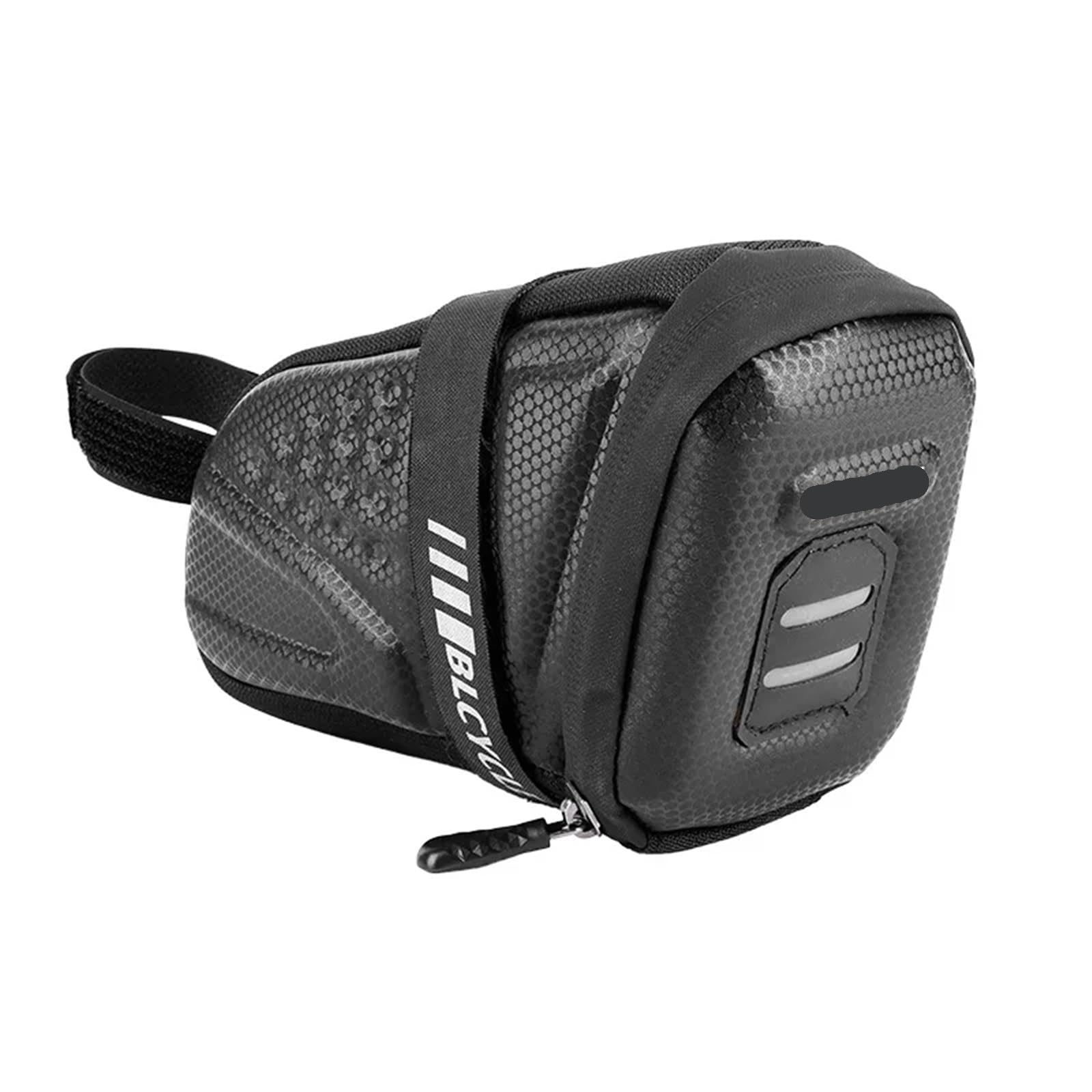 Borsa Da Sella Bici Borsa da sella for bicicletta, rigida in EVA, riflettente, impermeabile, for bici da strada, con portautensili posteriore, accessori for ciclismo