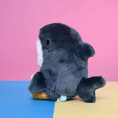 Miniatura 3 de RAXELL Cute Shark Cat Plush Toy 5in cat in Shark Costume Plush Fried Shrimp Stuffed Animal Plushies Doll