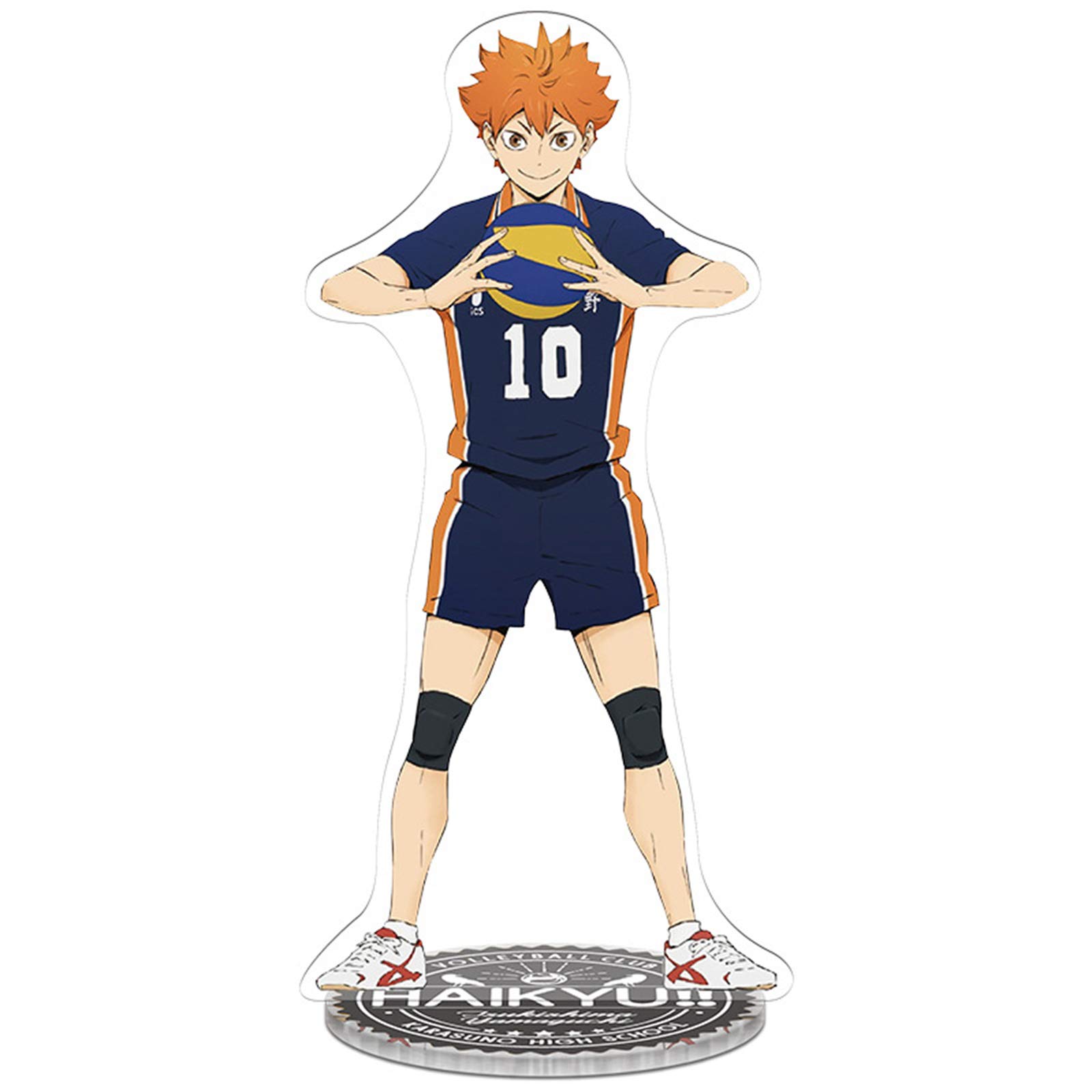 Anjinguang Haikyuu!! Hinata Shoyo Sawamura Daichi Display Desk Stand Acrylic Decorative Action Figure 3D Cartoon Character Image Bracket Collection Decoration