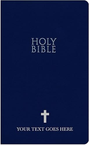 Biblia NIV personalizada Nueva versión internacional Biblia de piel sintética Biblia económica con nombre personalizado hasta 3 filas de texto con disponible en Yaxa Mexico