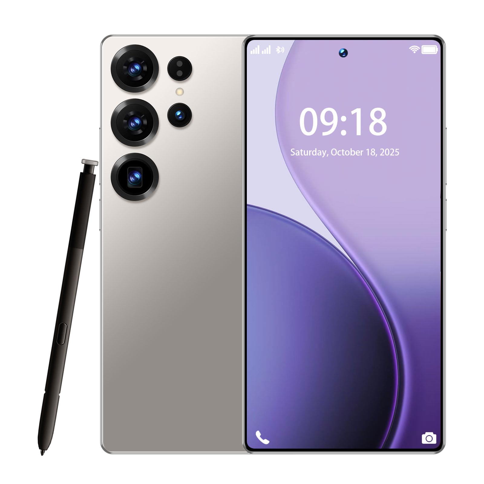 OBXIN S25 Ultra Unlocked Phone,16GB+512GB Smartphones and Android 16, 7000mAh+6.9"+120Hz Unlocked Cell Phone, 108MP Dual Camera/Dual SIM/Facial Recognition (Blue) — view 8