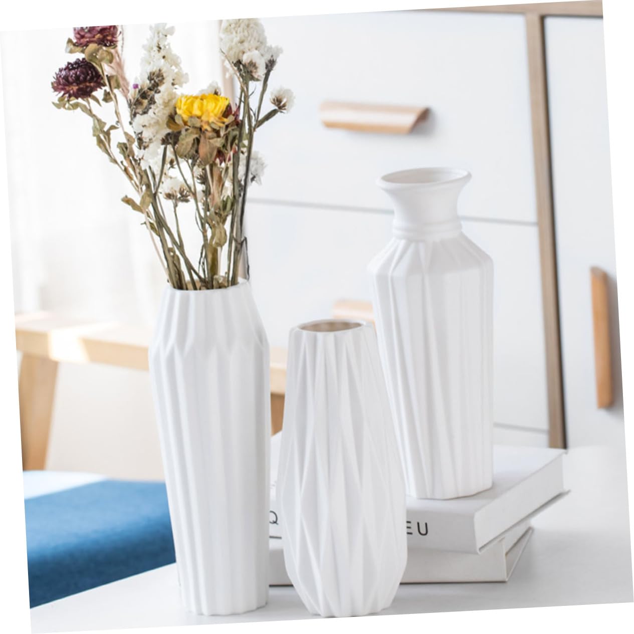 PRETYZOOM Keramik Vase Set Tisch Dekoration Hause Vase Getrocknete Anordnung