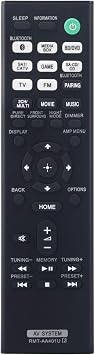 RMT-AA401U Replace Remote Control - VINABTY RMT AA401U Remote Control for Sony AV Receiver STR-DH590 STR-DH790 SAWX9000F SAXF9000F HTX9000F RMTAA401U Remote Controller