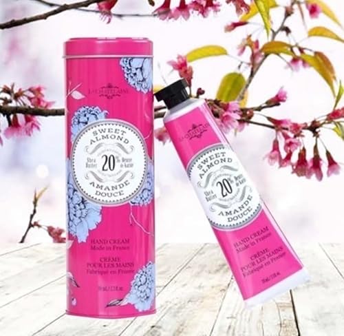 Miniatura 2 de La Chatelaine Lata de crema de manos  20 manteca de karité orgánica aceite de argán y caléndula hidratante y nutritiva  23 onzas almendra dulce