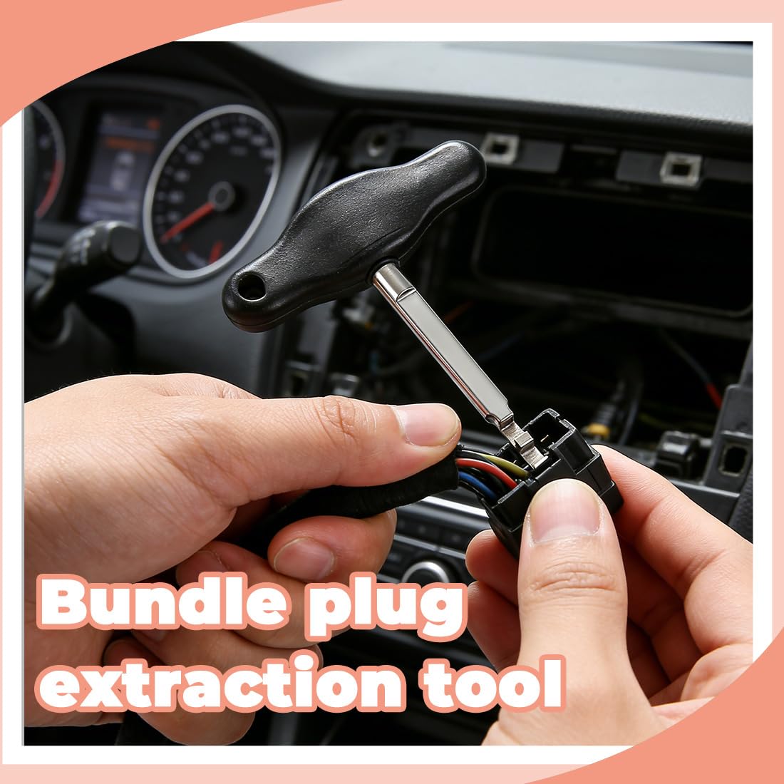 Strumento di sblocco per auto, estrattore per connettori elettrici, Strumento di Estrazione del Connettore, Estrattore della Bobina Accensione, Estrattore Modulo di Elettrico Auto