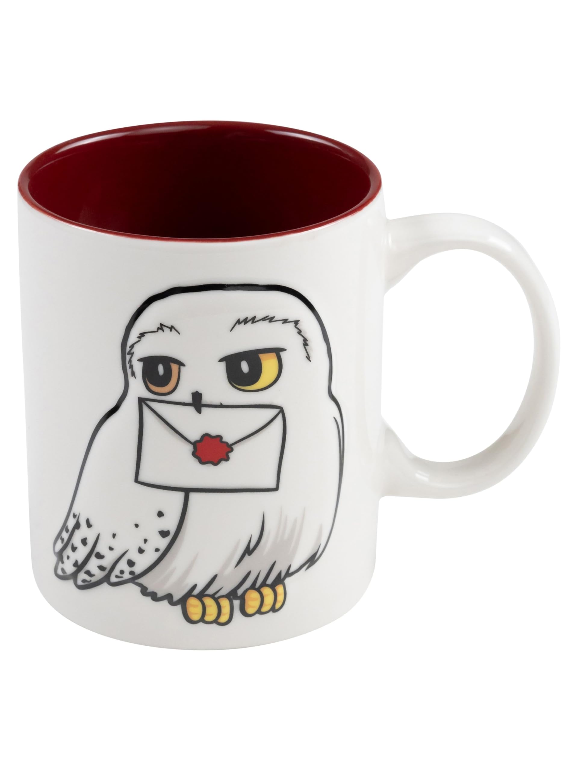 Harry Potter 3D Mug - Hedwig, Ceramic, White/red, 320 ml, White/Ro - Image 3
