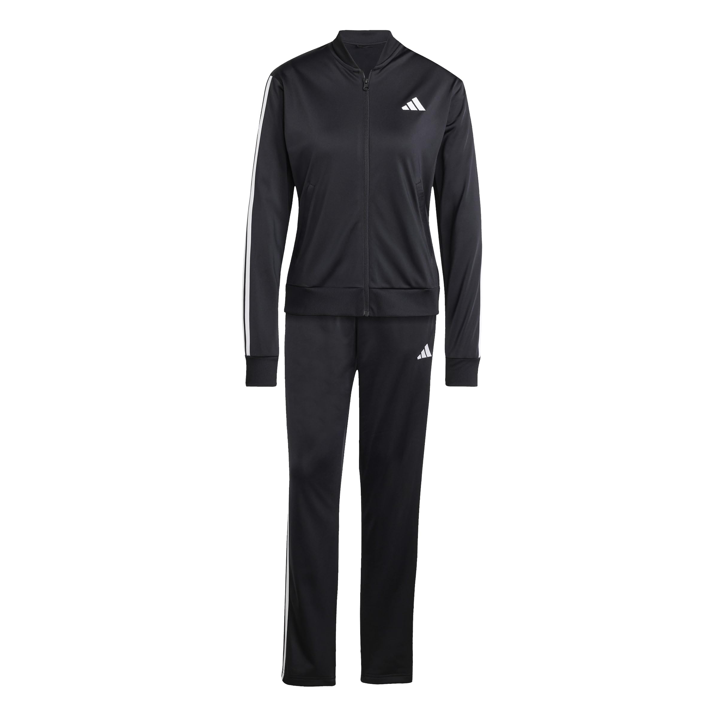 adidas Damen ESSENTIALS 3-​STRIPES TRACKSUIT, Black, XS