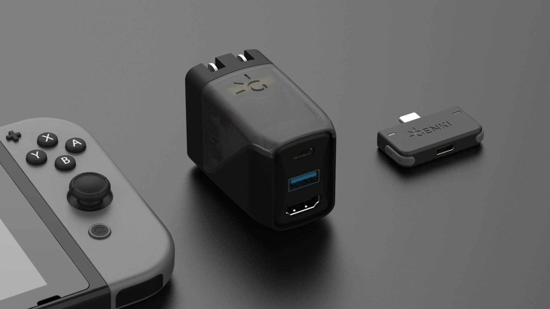 Genki Covert Dock Portable Nintendo Switch TV Docking Station and