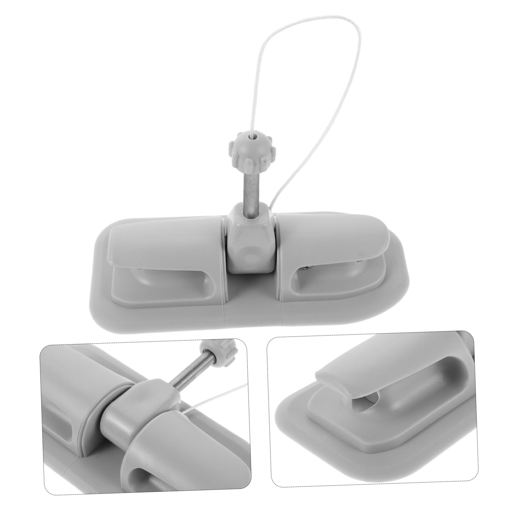 UPKOCH 2stücke Paddelhalter Für Kajaks Bootsruderdockaufnahme Seitlich Montiertes Ruderdock Verstellbare Paddelclips Langlebige Aluminiumlegierung Und PVC Konstruktion Mühelose Montage Fü