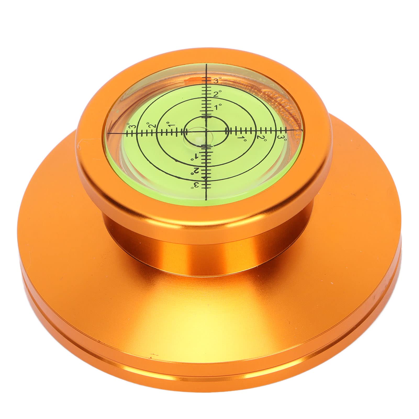 Détection de Niveau à Bulle Platine Vinyle LP Disque Stabilisateur de Poids pour équilibrage des Vibrations (Gold)
