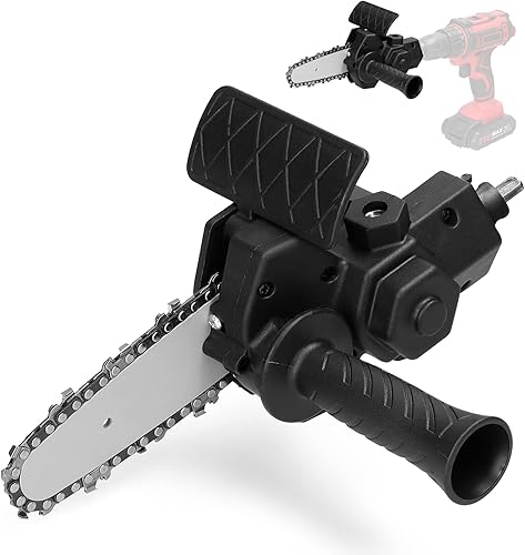 Taladro eléctrico de 4 pulgadas modificado a herramienta de motosierra eléctrica, accesorio para motosierras eléctricas, juego de herramientas de