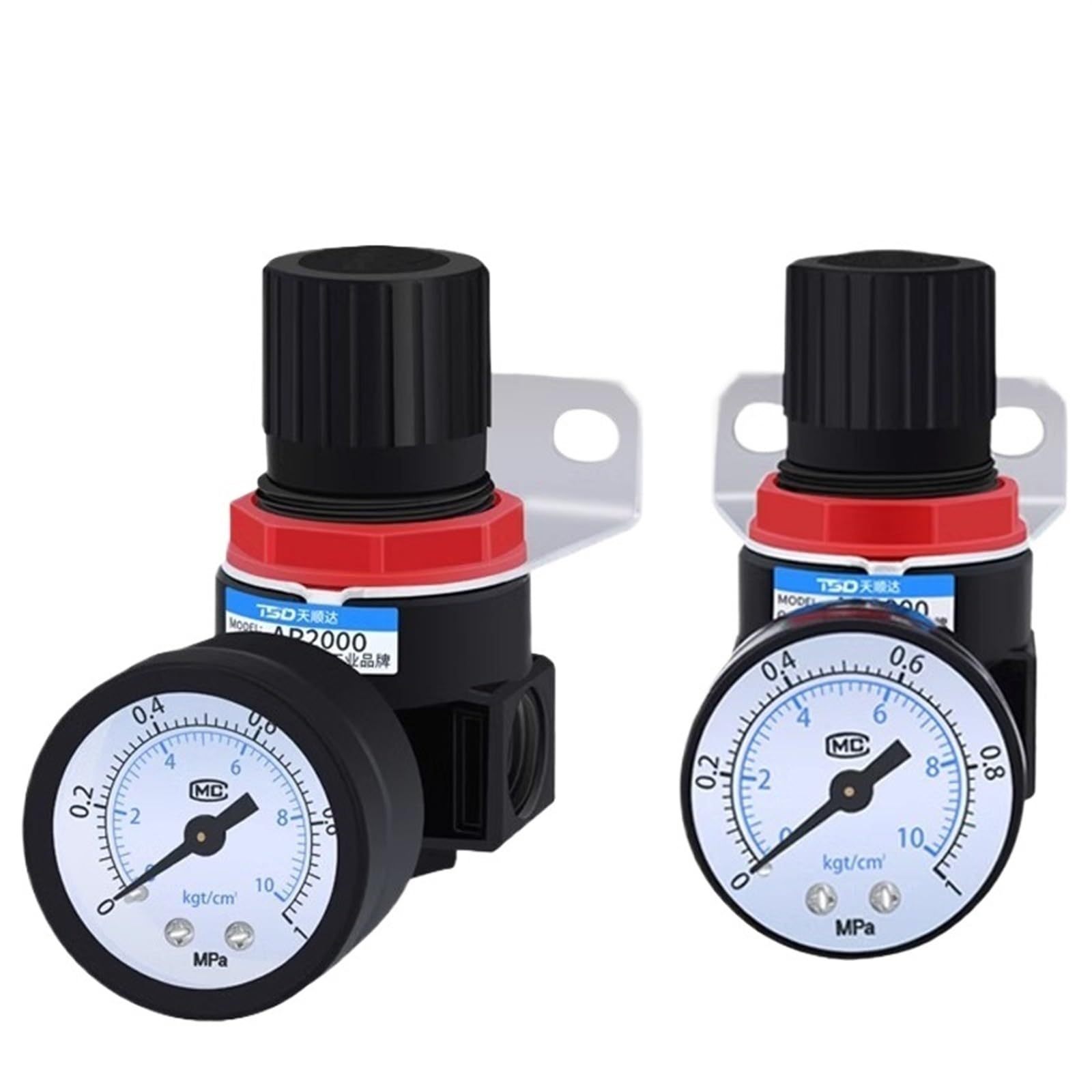 Compresor de aire neumático AR2000 con conector de rosca G 1/4 y accesorios de 10mm 7