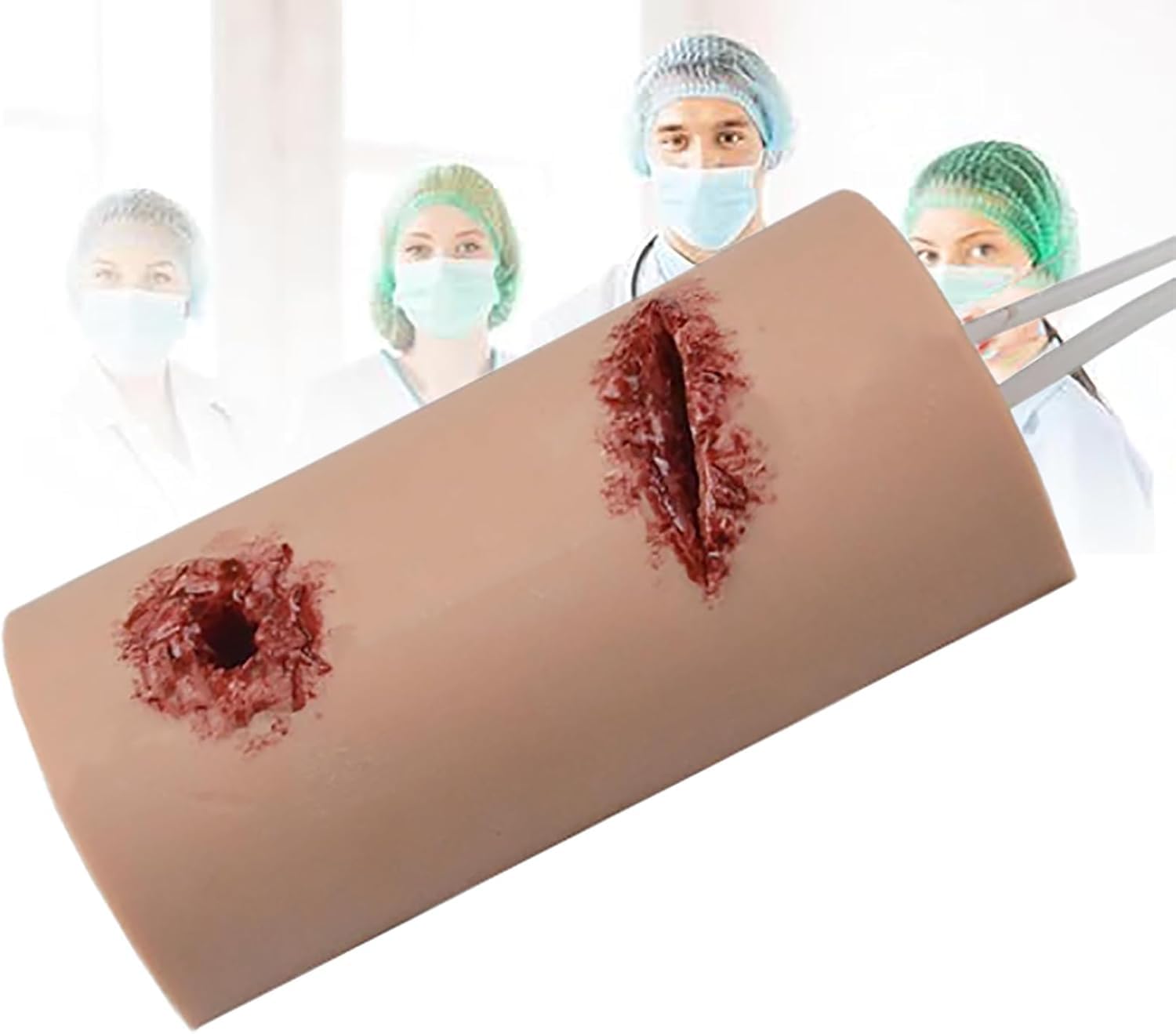Simulador de embalaje y laceración de heridas para práctica de vendaje, ejercicios de sutura y entrenamiento médico