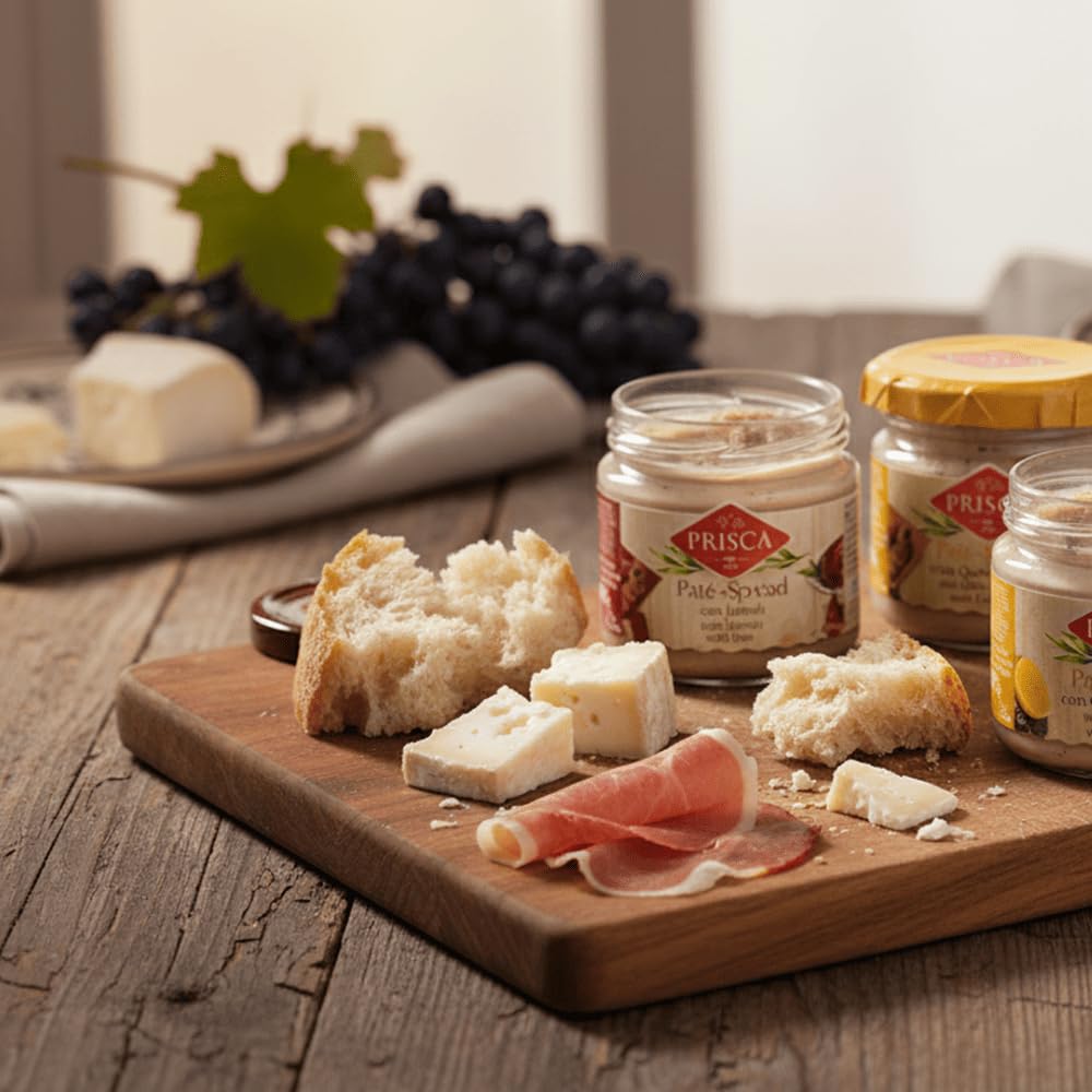 Surtido de Patés 6×90g con Vino de Oporto, Jamón y Queso de Cabra