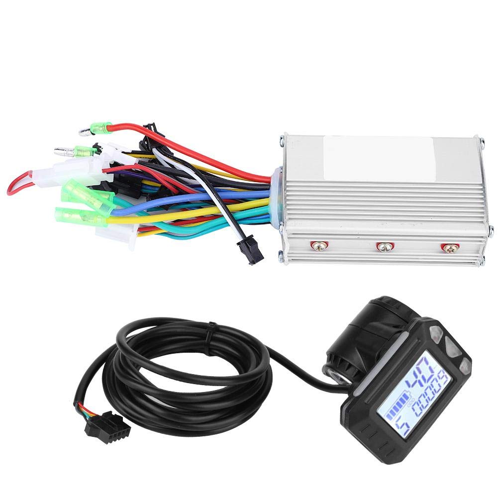 MAGT Kit Controller Bici Elettrica Controller Motore, 350W 36V in Metallo con Pannello Display LCD Impermeabile