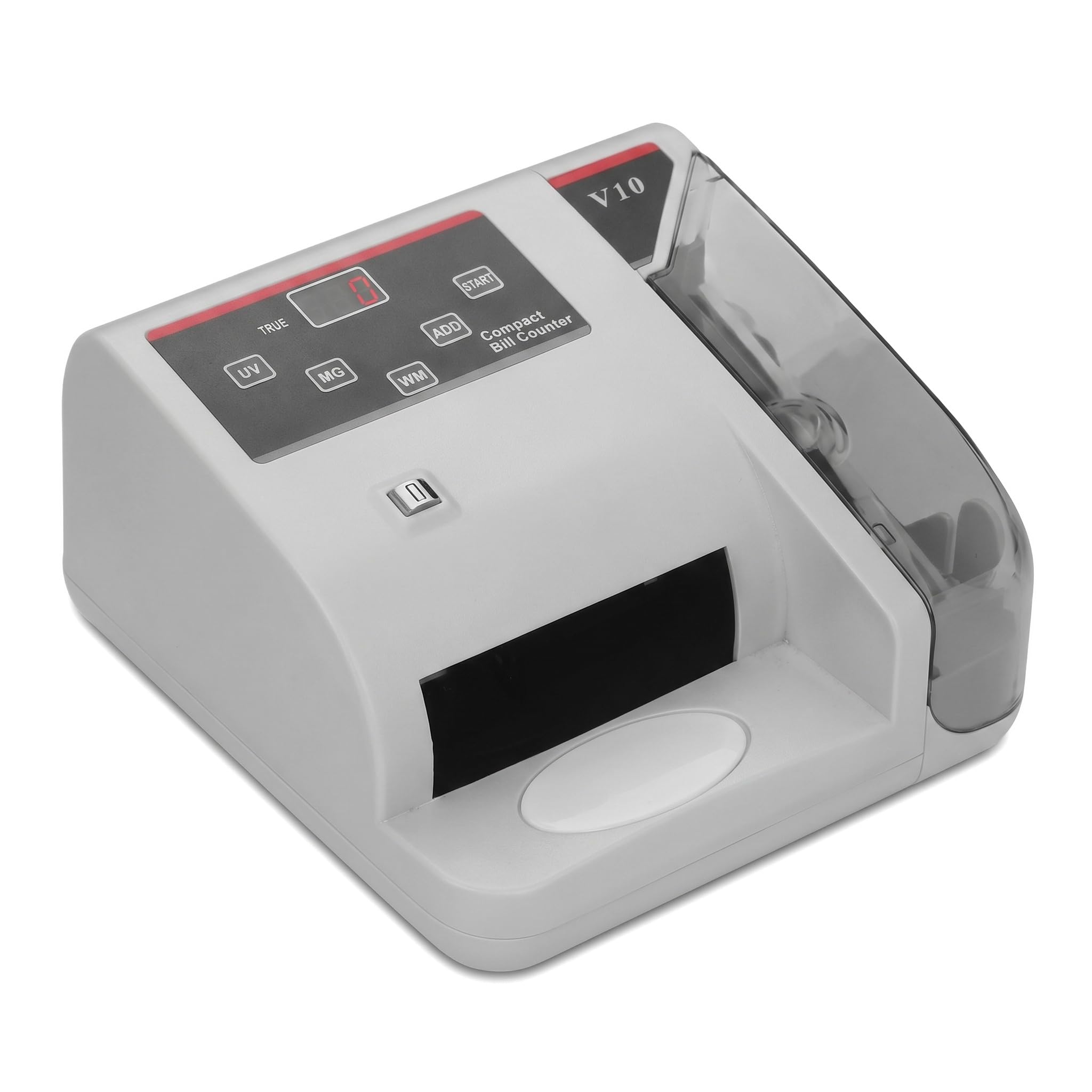 Mini contatore banconote ad alta velocità con rilevatore di banconote false, conta fino a 600 banconote/min, conteggio contanti portatile per ufficio e affari