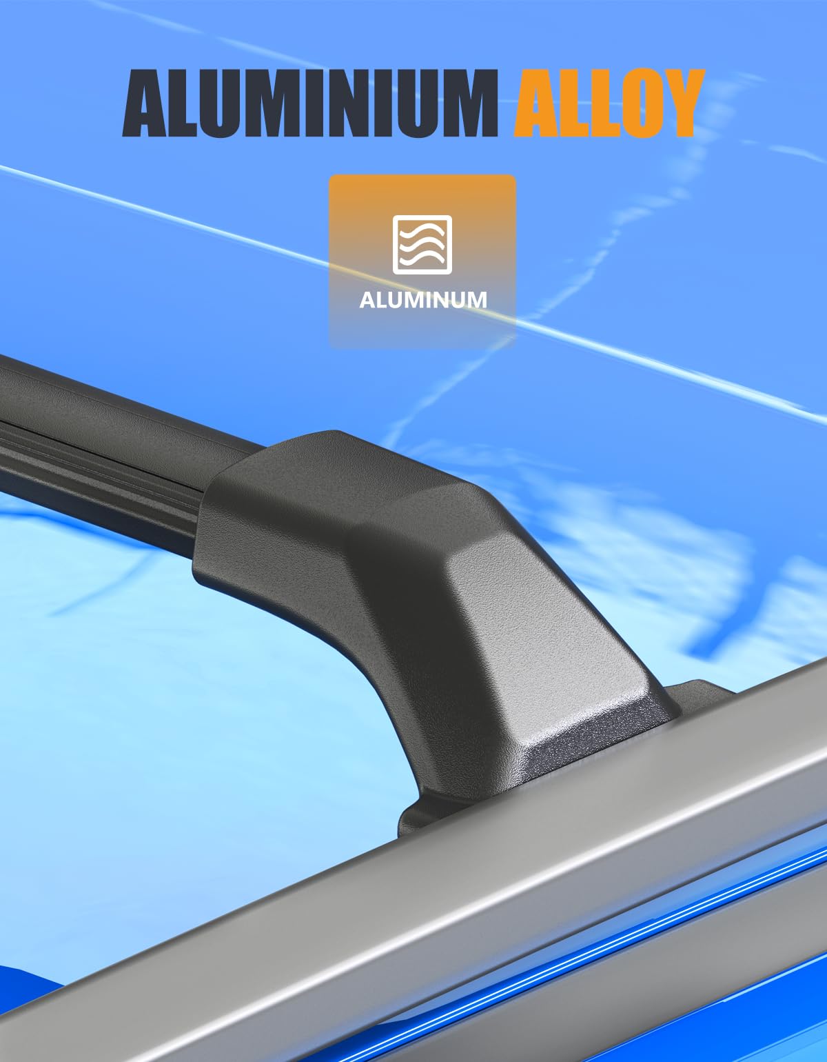 KINGGERI 300lbs Roof Rack Cross Bars Compatible with Honda Pilot 2023-2026 Sport TrailSport Touring Elite (Not for LX & EX-L), Aluminum Roof Rails Crossbars Rooftop Cargo Carrier Luggage Rails