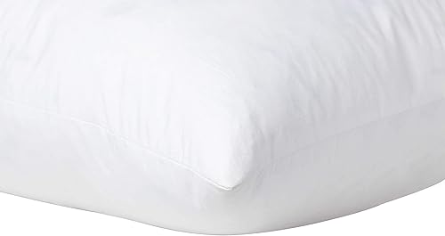 Miniatura 3 de L' COZEE Almohadas de plumas y plumón de ganso blanco, almohadas decorativas de relleno con funda 100% algodón, almohadas de cama para personas que