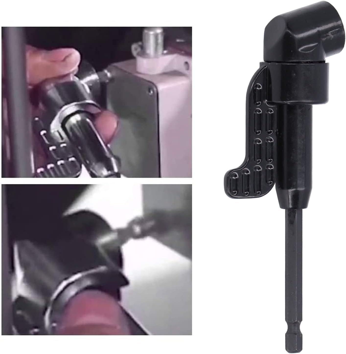 Right Angle Drill Adapter, 105 Degree 1/4in Hex Shank