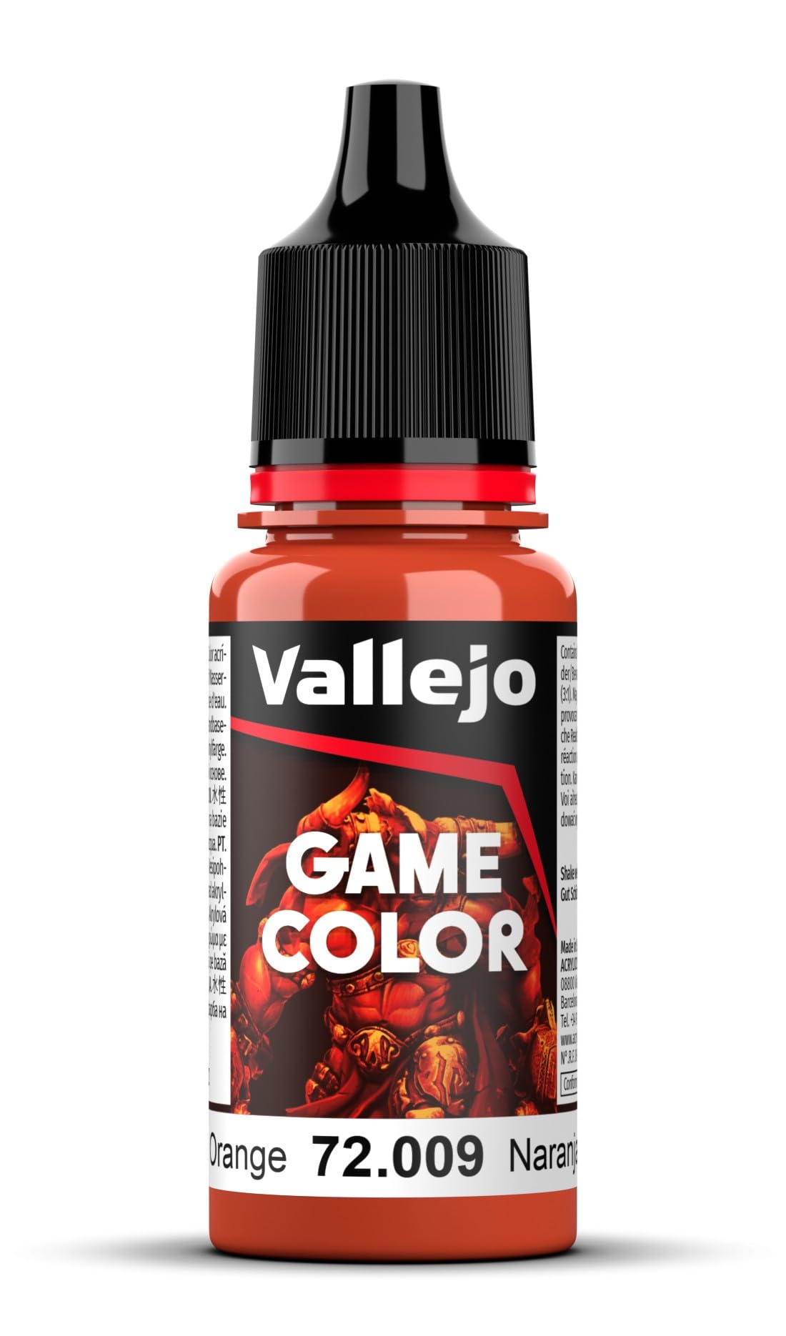 Amazon.com: Vallejo Game Color Hot Orange Paint, 17ml : Arts