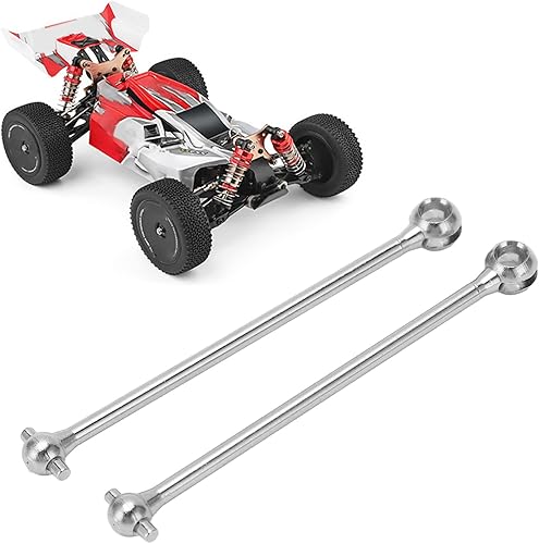 Miniatura 9 de Eje de transmisión universal, eje de coche RC, repuestos de acero inoxidable para WLtoys 144001 144002 124018 124019 124017 124016 144010 1/14 coches