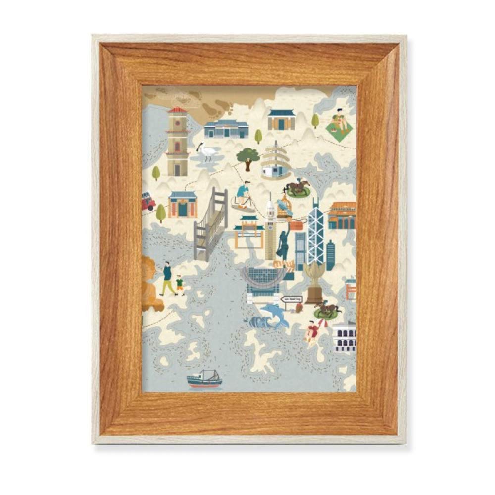 Affichage tableau art de Chine de qualité supérieure en bois véritable