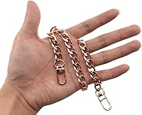 Vista 20 de HAHIYO Correa metálica de cadena para bolso de 43.3' de oro para bolso cruzado, bandolera y bolso de mano, cómoda y plana de 0.4' de ancho, extra