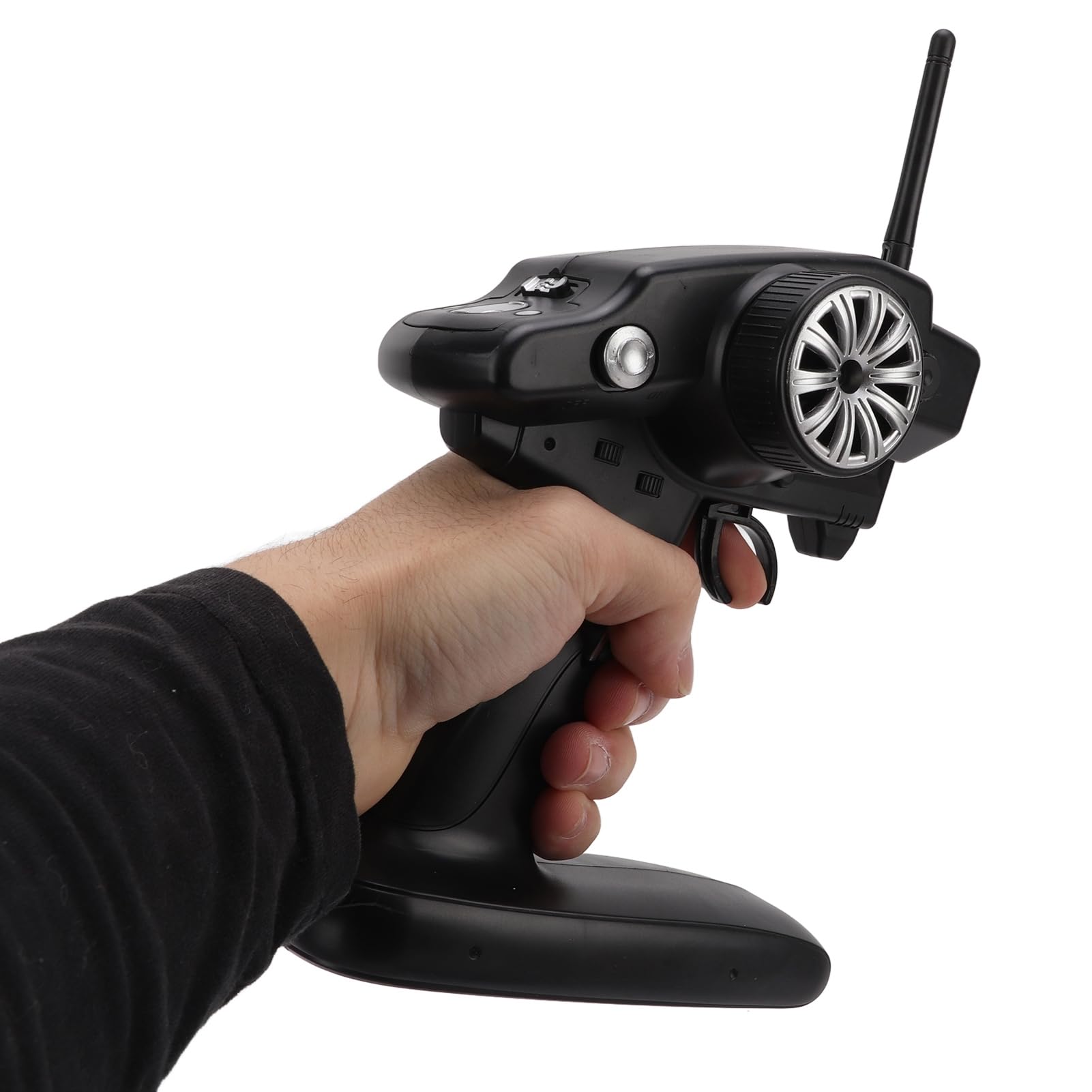 RiToEasysports Samochód Wyścigowy RC do Driftu 1/10 2,4G, Dioda LED Dużej Mocy 4WD, Zdalnie Sterowana Zabawka Kaskaderska, z podwójną komorą Baterii i Amortyzatorem, dla Nastolatków i Dorosłych (1