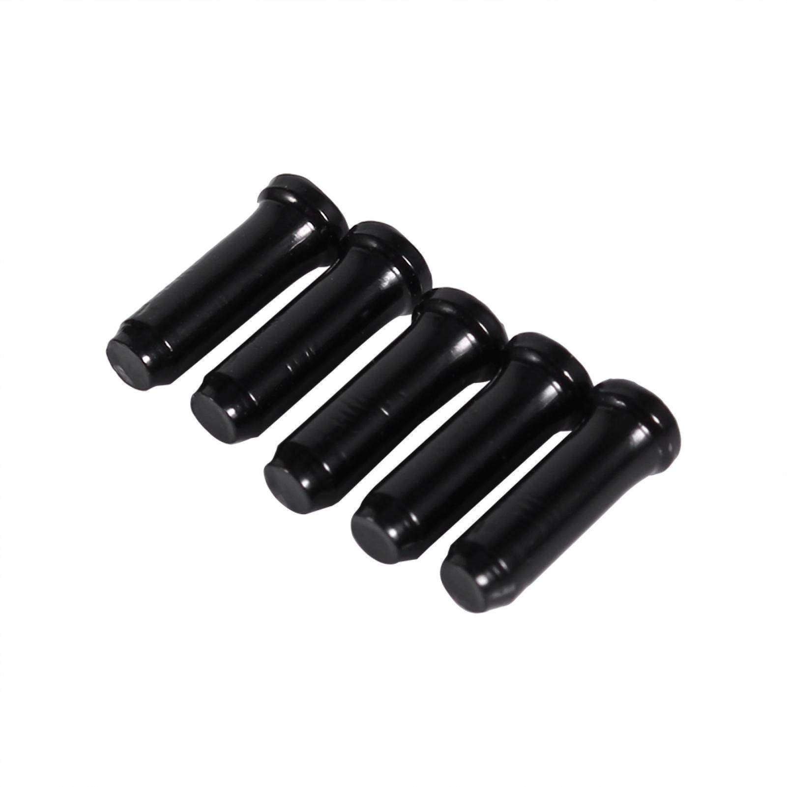 100 Embouts De Câble Aluminium Pour Vélo - Bouchons De Sertissage Pour Câbles De Frein Et Dérailleur - Argent