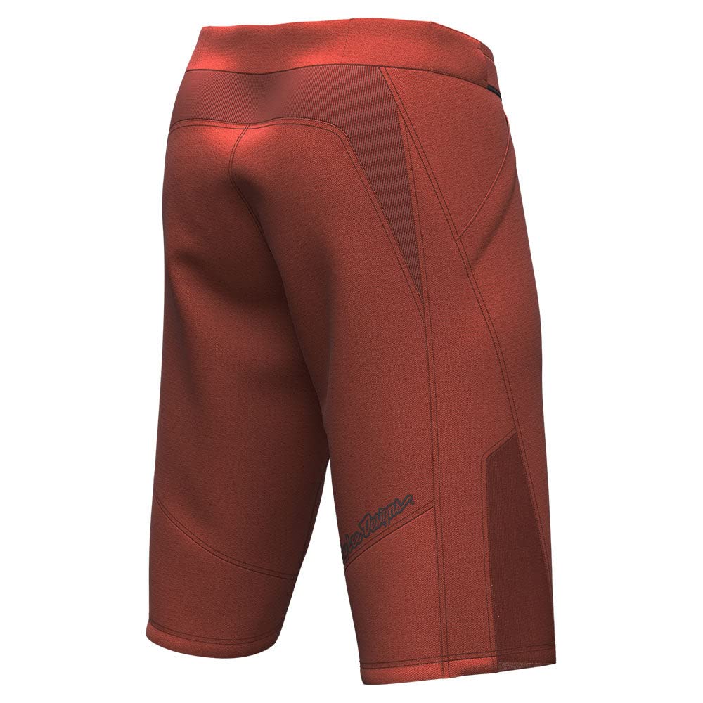 Troy Lee Designs Cycling Mountain Bike Trail Biking MTB Bicycle Shorts for Mens, Shorts Short Shell Red Clay