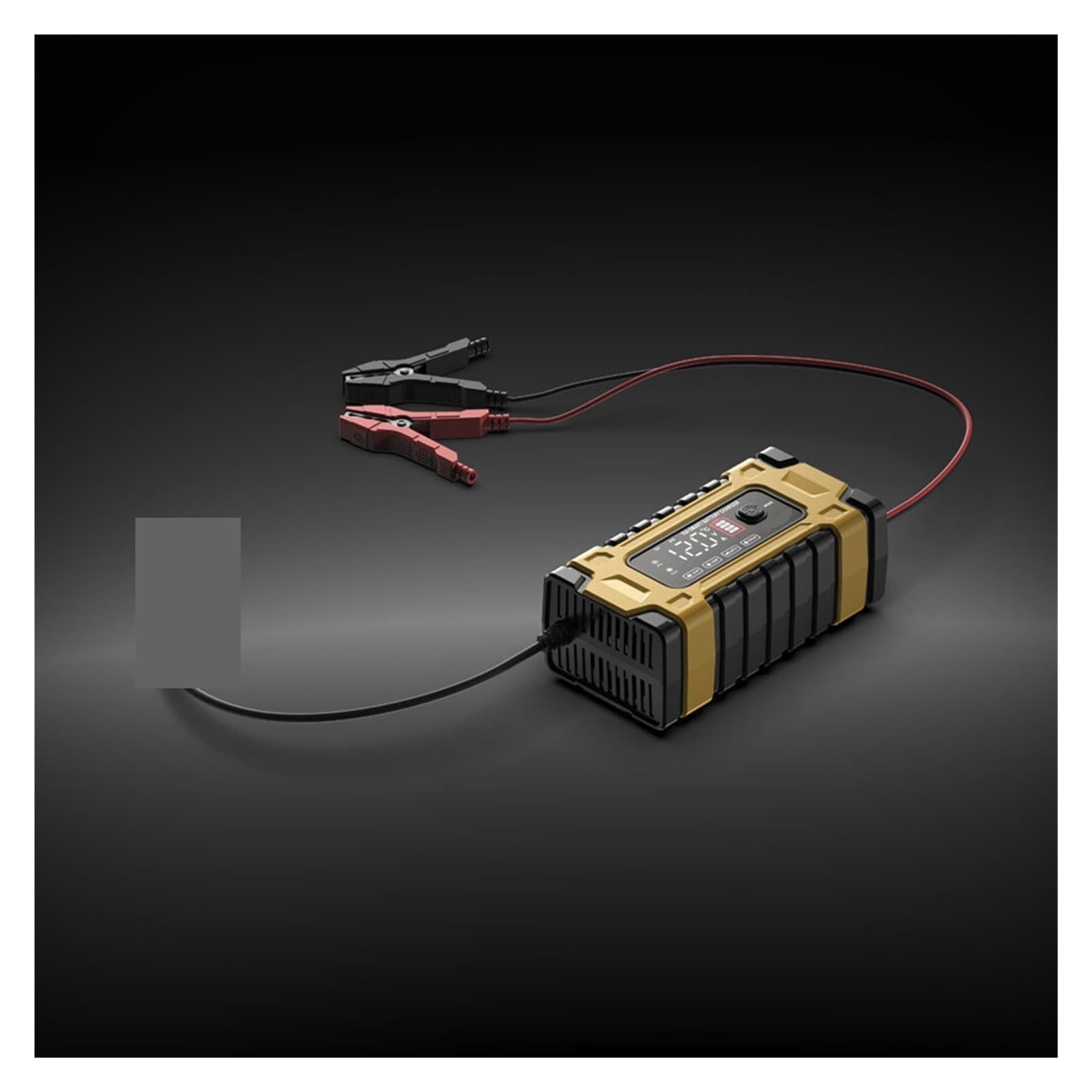 Cargador De Batería Coche 12V Y 24V Carga Automática Inteligente LCD Digital Carga De PrecisióN