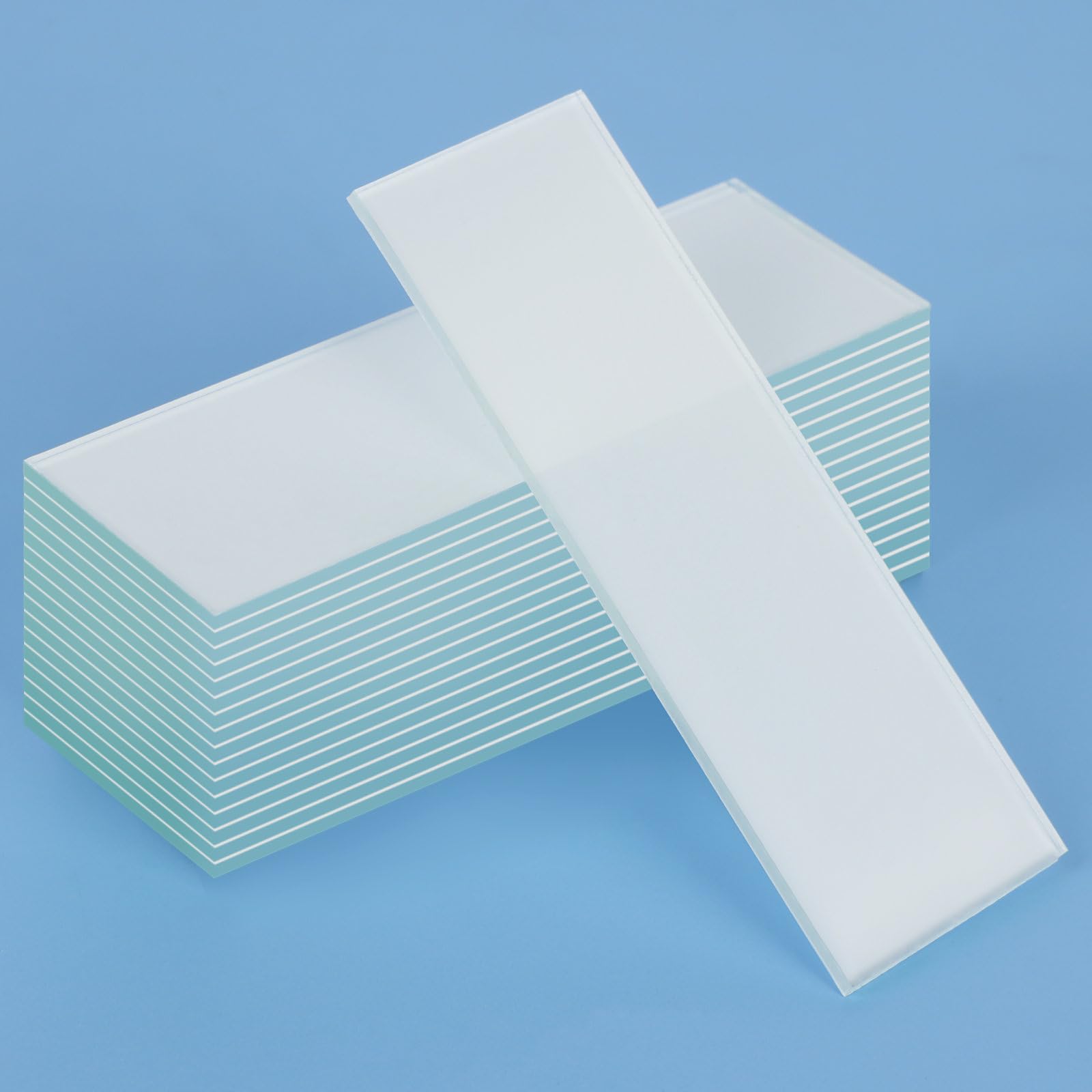 Labasics Placas TLC de vidrio, Hojas de gel de sílice para análisis de laboratorio, Capa de alta pureza, Separación rápida, 2,5 x 7,5 cm, 80 PCS