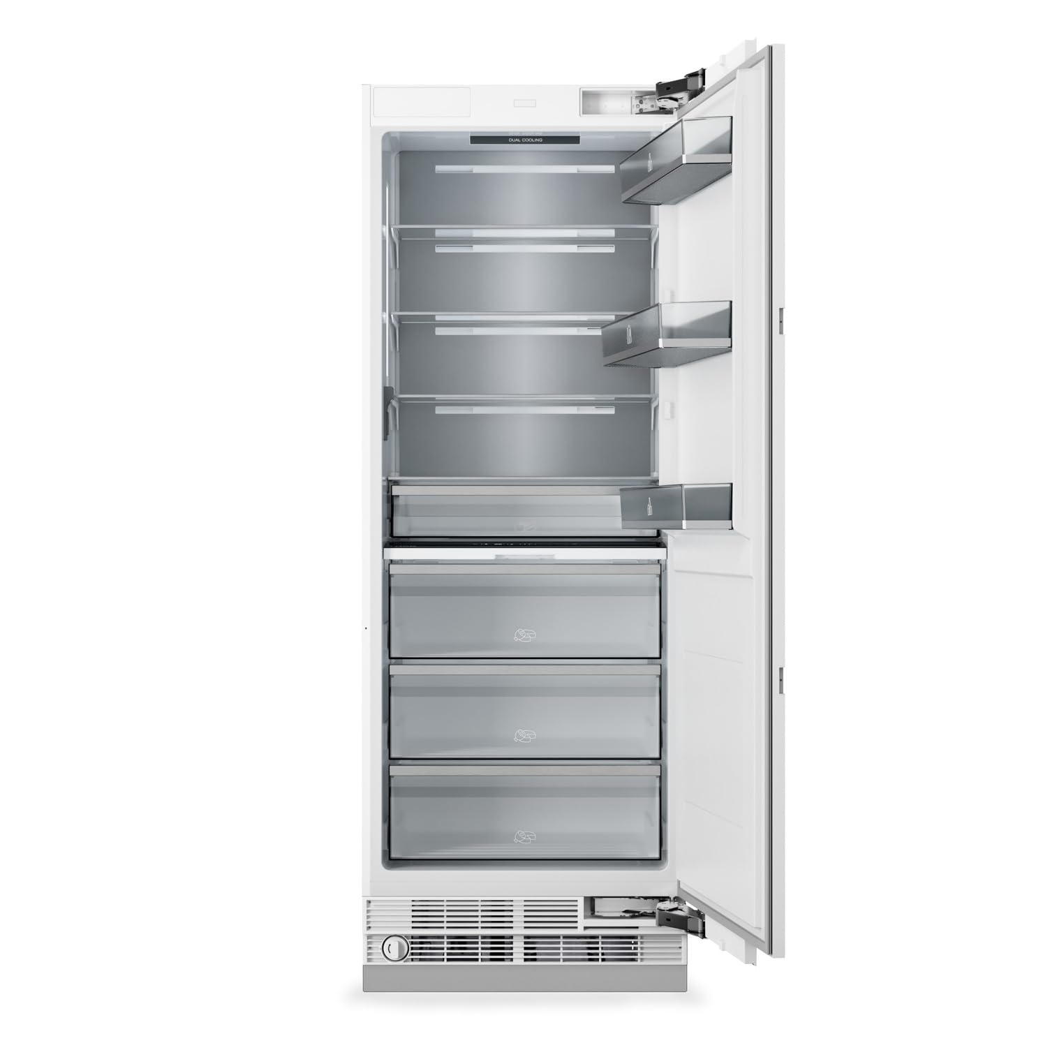 Thor Kitchen 30-Inch Built-In Refrigerator Column, Stainless Steel Panel Ready on Fridge.com - View 3