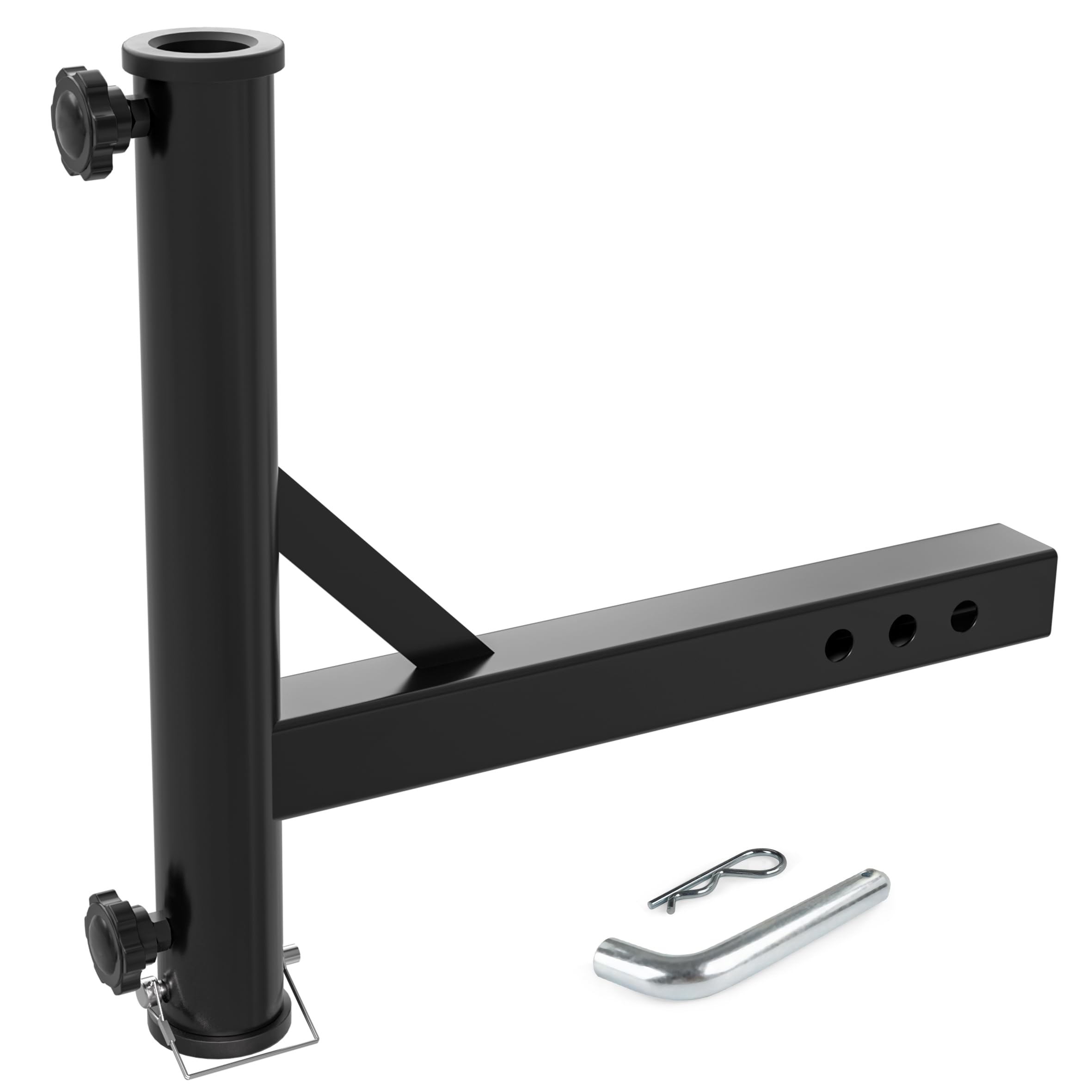 MaxxHaul Hitch Mount Flagpole and Umbrella Holder