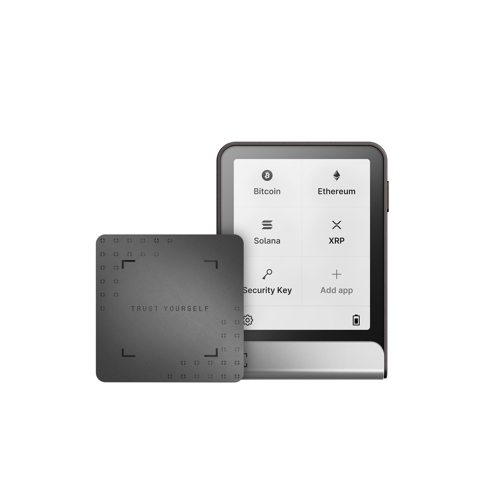 Ledger Flex - crypto touchscreen signer - securely manage all your digital assets and identity via the Ledger Wallet app (Graphite) Graphite Grey