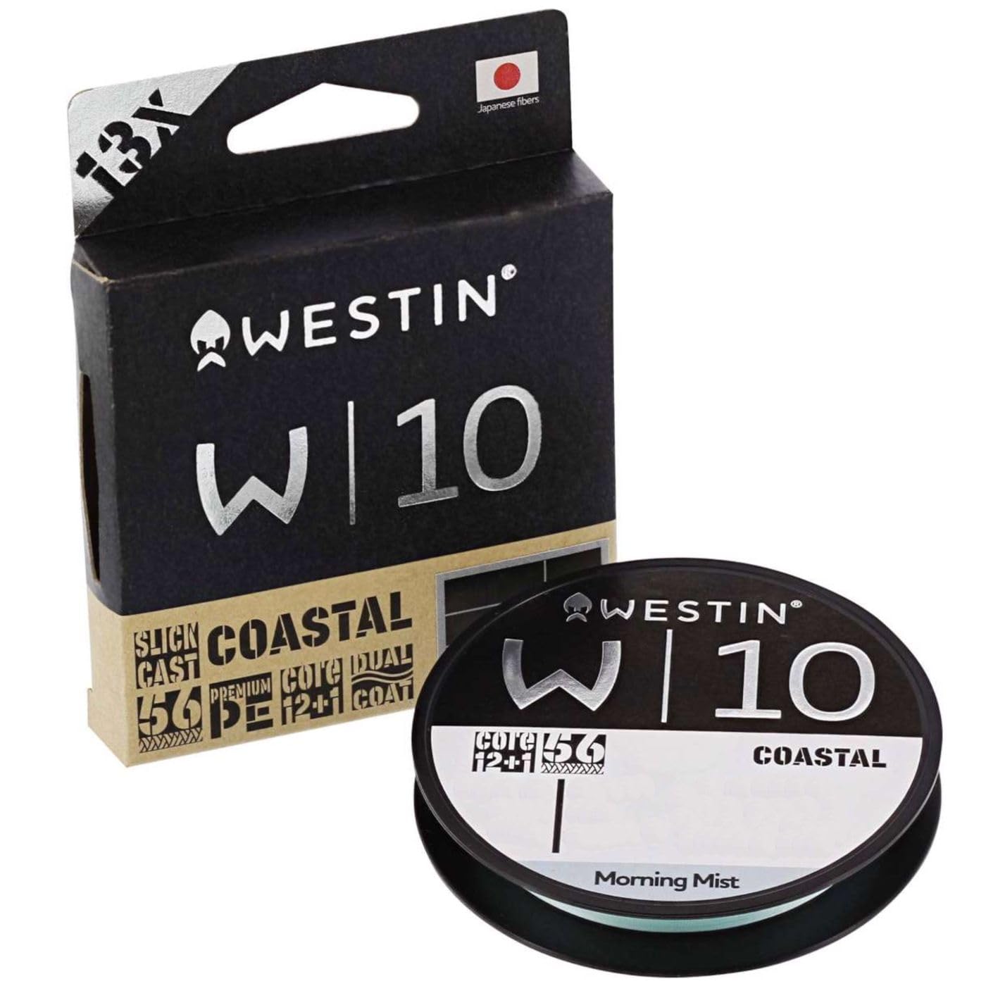 Westin W10 13 Braid Coastal Morning Mist - 150 m Braided Line, Diameter / Load Capacity: 0.165 mm / 10.8 kg