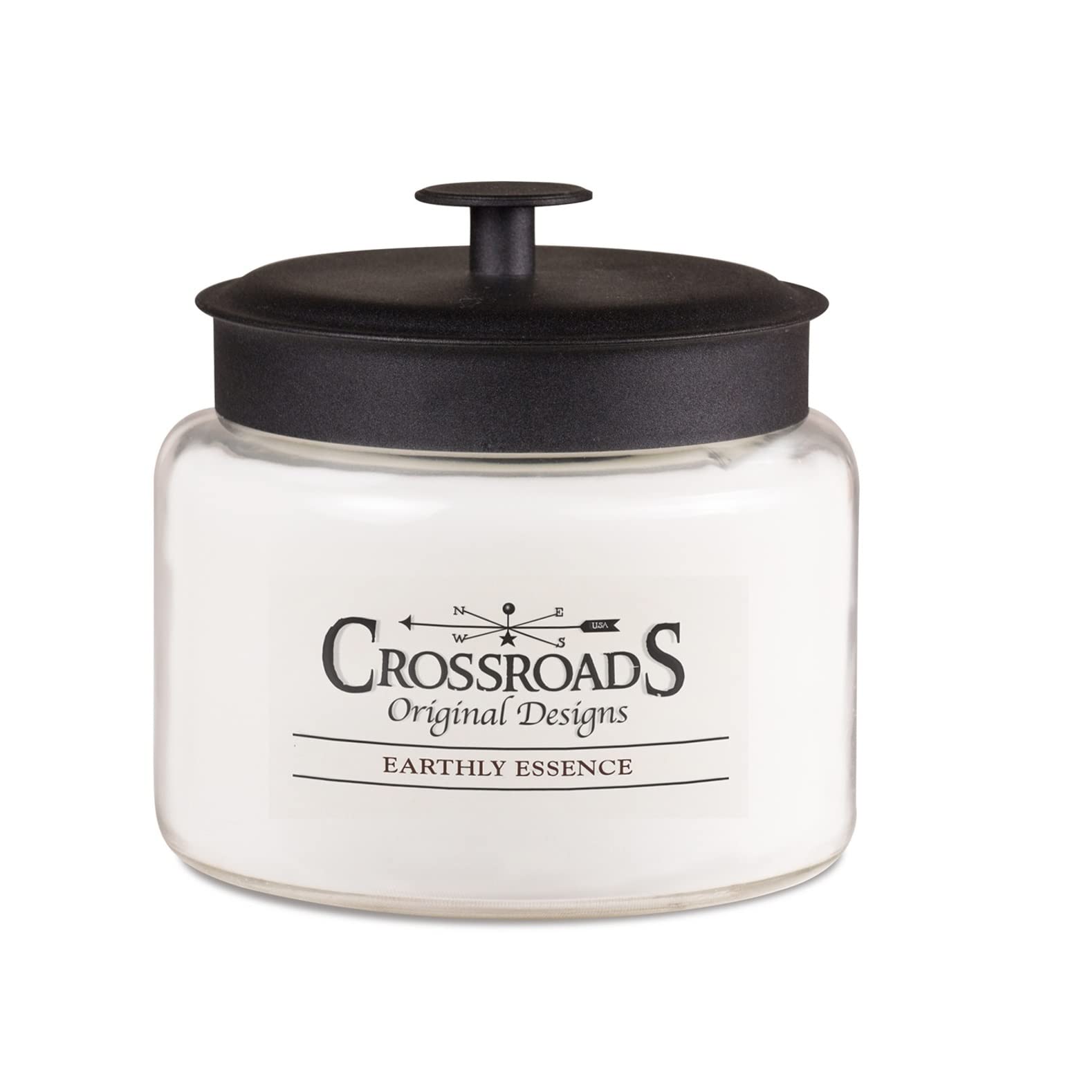 Crossroads Earthly Essence Jar Candle, 48-Ounce, Paraffin Wax