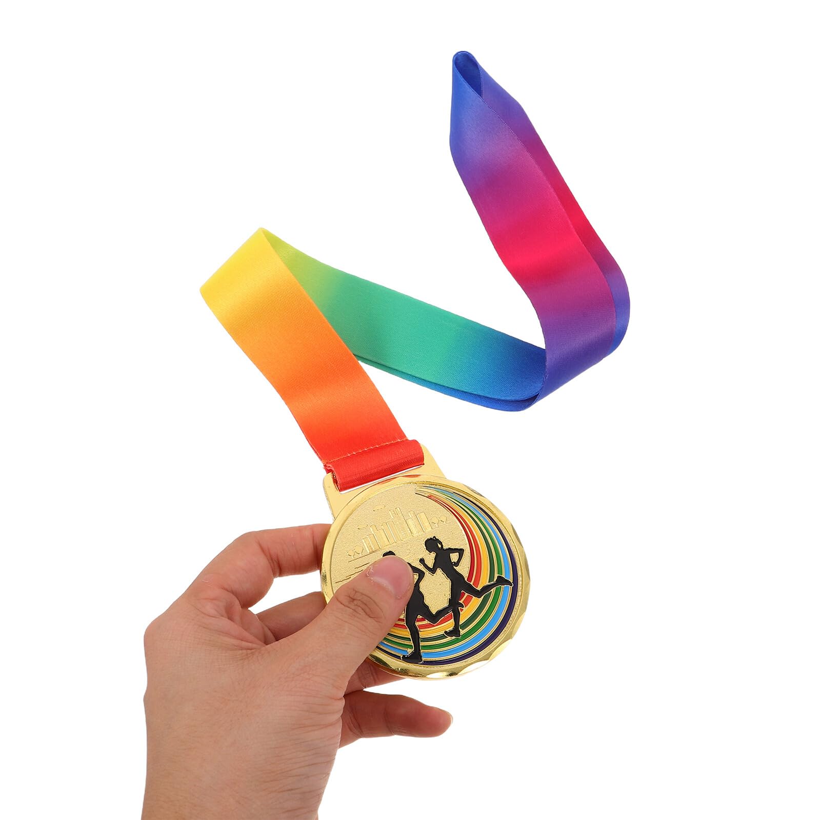 SMASOLO Medalla de Atletismo y Running de Aleación Cinta para Premio en Maratón y Eventos Deportivos al Aire Libre Reconocimiento para Adultos y Corredores en Pista — view 4