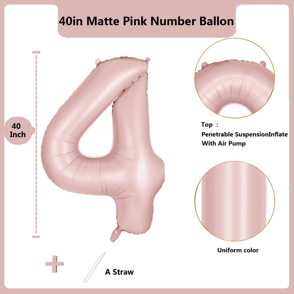 Red 0 balloon 40 Inch Giant Helium Foil Number 0 to 9 Red Balloon Birthday Wedding Party Digital Decorations (Number 0) — view 378