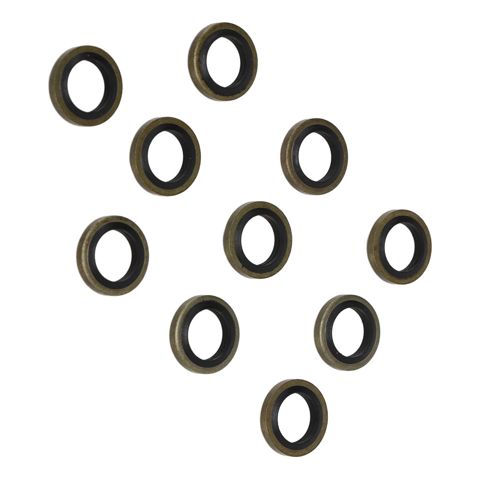 Rondelle di Tenuta per Bullone Banjo da 20 Pezzi, 10 Mm, Guarnizioni in Gomma per di Alimentazione, Ricambio per