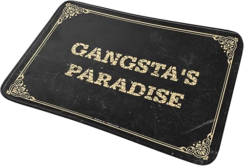 Miniatura 2 de Gangsta'S Paradise - Felpudo para puerta de entrada, alfombra de bienvenida para puerta delantera interior (tamaño 19.7 x 31.5 in)