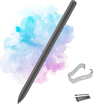 Galaxy Tab S9 FE S Pen Replacement EJ-PX510 for Samsung Galaxy Tab S9 Fe S Pen for Samsung Galaxy Tab S9 FE / S9 FE+ / S9 FE Plus +SM-X510, SM-X516B,SM-X610,SM-X616B with Free Tips/NibsGray