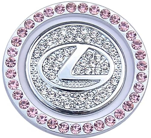 レクサス エンジン スタートボタン リング プッシュ スターター スイッチ スワロスキー調 ラインストーン エンジン スタート ボタン カバー リング ドレスアップ 車用アクセサリー 装着 簡単 2点セット